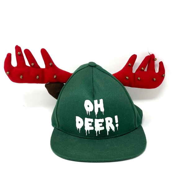 H&M Other - H&M “Oh Deer” Cap Hat SnapBack Green